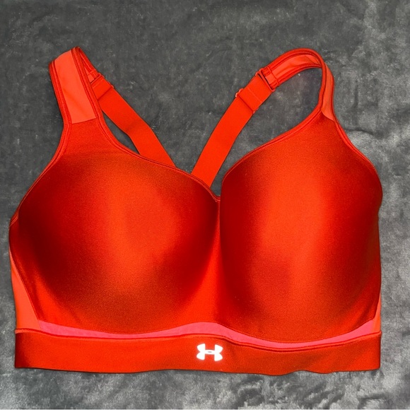 Under Armour Orange Sports Bra Size 38DD